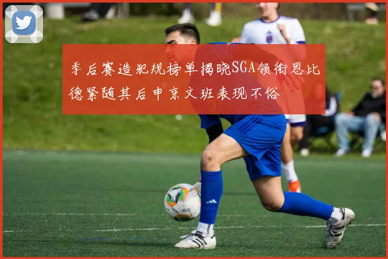 季后赛造犯规榜单揭晓SGA领衔恩比德紧随其后申京文班表现不俗